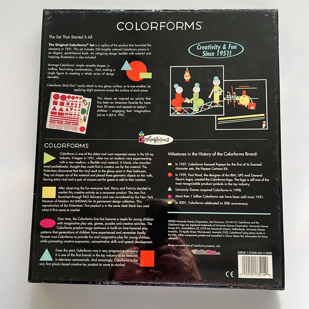 The Original Colorforms Set new & still wrapped. - Picture 2 of 2